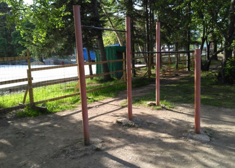Площадка для воркаута в городе Южно-Сахалинск №5302 Маленькая Советская фото