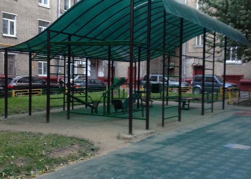 Площадка для воркаута в городе Москва №2301 Маленькая Хомуты фото