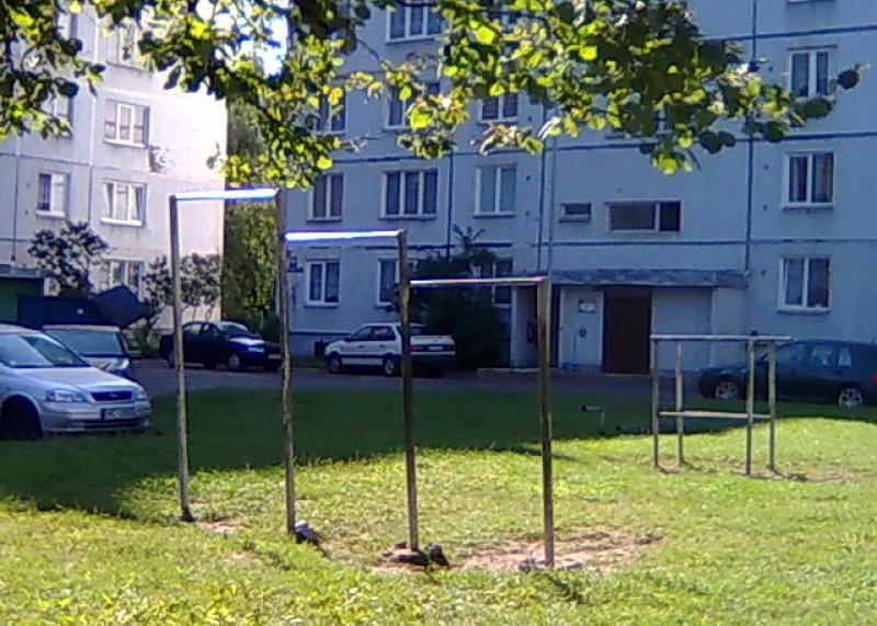 Площадка для воркаута в городе Рига №254 Маленькая Советская фото