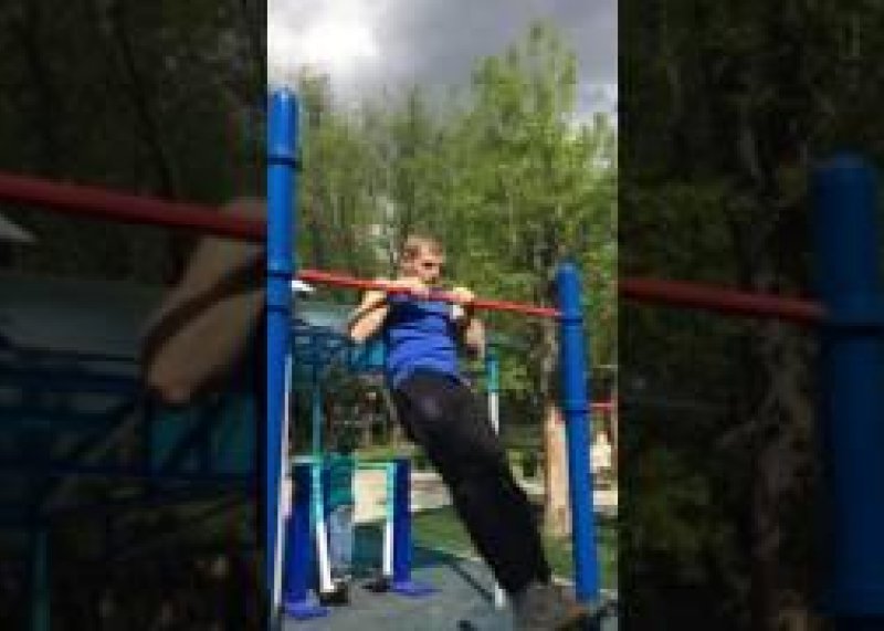 Медленный выход силой. False grip muscle up.