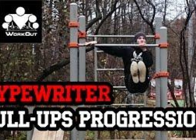 Typewriter Pull-Ups Progression (5 steps)