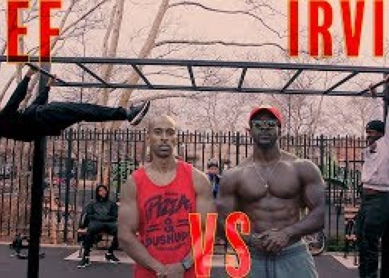 Zef vs Irvin Front Lever Battle + Advanced Calisthenics Routine