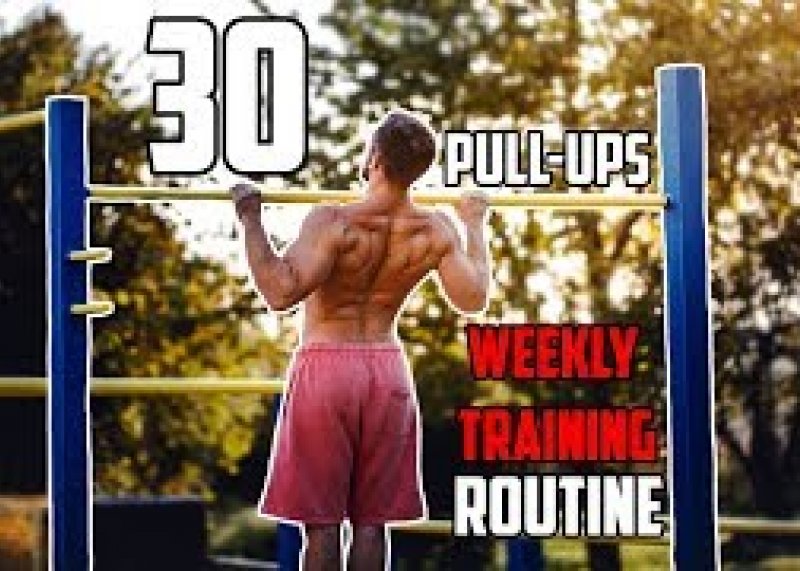 30 Pull-ups in a Row  Weekly Training Routine