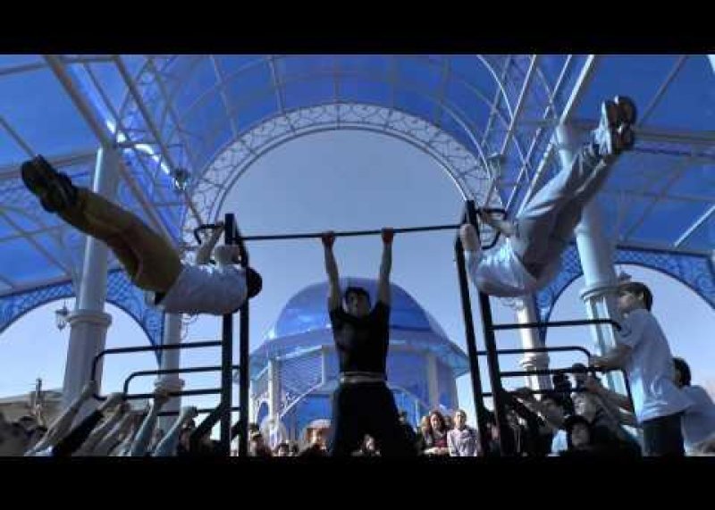 Workout Fest in Chistopol, Tatarstan, Russia.