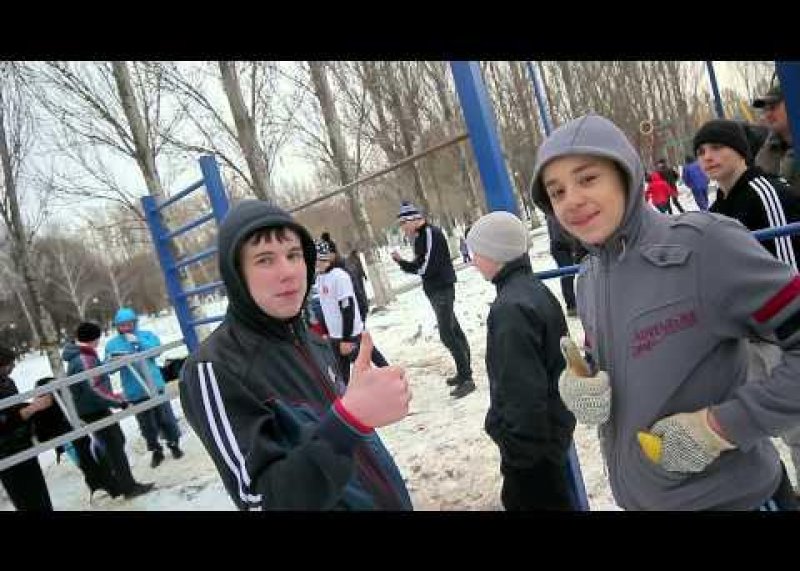 Открытие спортивной площадки в парке Гагарина