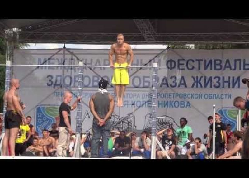 Дени Монтана (Денис Гавриков), выход на 2, Днепропетровск 29.06.2013 WORKOUT fest 2k13