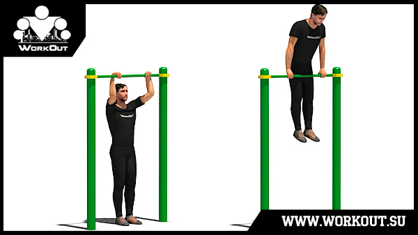 выход на одну руку на турнике